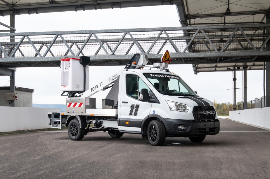 The TOPY from France Elévateur will be on display at Bauma in the hybrid version.