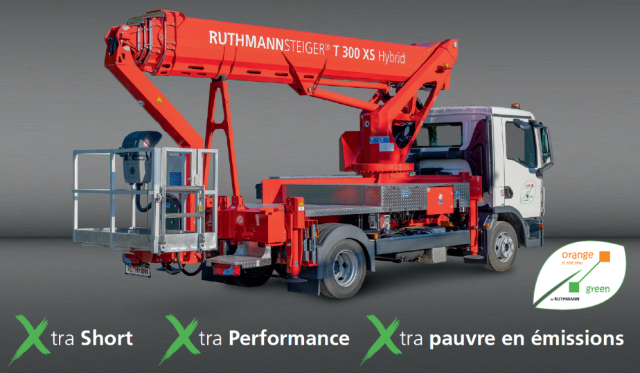 RUTHMANN STEIGER T 300 XS Hybrid Xtra Short Xtra Performance Xtra pauvre en émissions