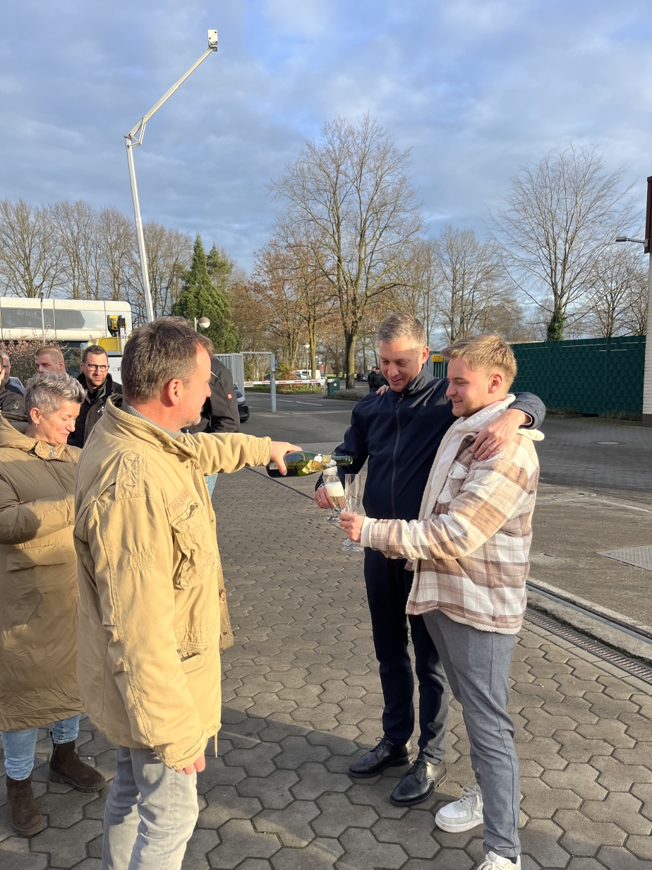 und auf Felix' Geburtstag...